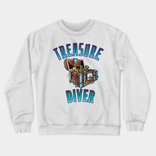 Treasure diver metal detecting Crewneck Sweatshirt